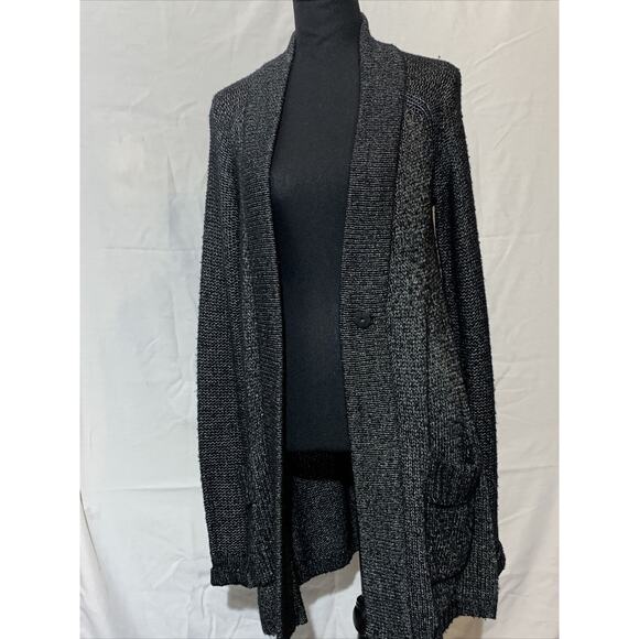 isda and co NWT Black Sweater Cardigan Women’s Size Medium Winter 11 - Picture 1 of 7